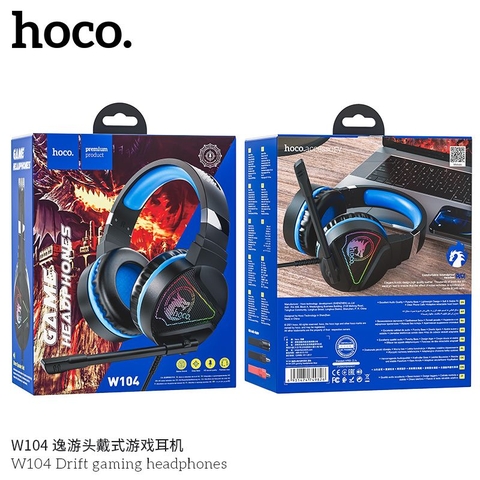 Tai Nghe Headphone Gaming Hoco W104 (có dây)