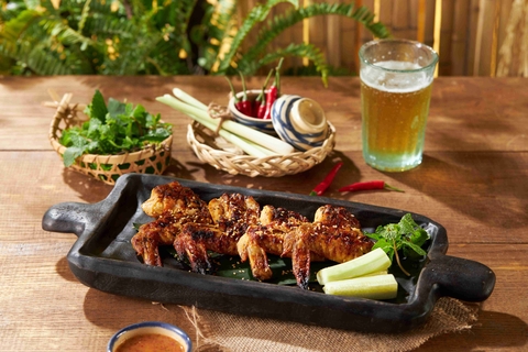 Cánh gà nướng kiểu Bếp Quán