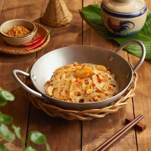 Củ sen xào sốt sampa