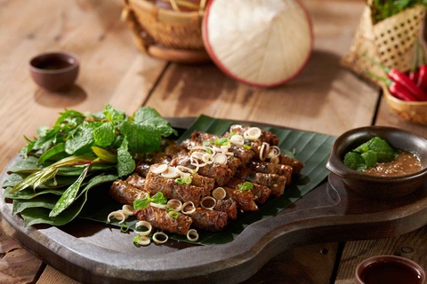 Dồi dê chao dầu