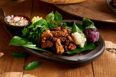 Gà đông tảo nướng hạt dổi