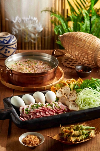 Lẩu cháo cua đồng Bến Tre