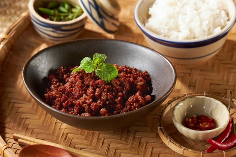 Mắm tép trưng thịt
