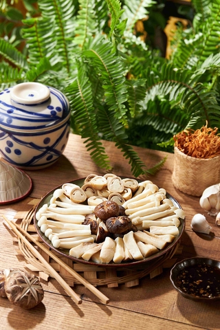 Nấm tươi hấp xì dầu