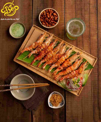 Tôm sú nướng muối ớt