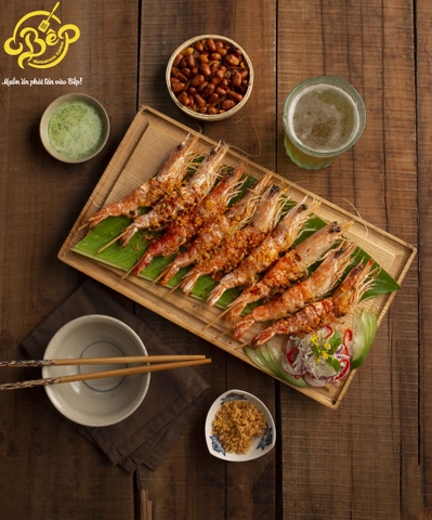 Tôm sú nướng muối ớt