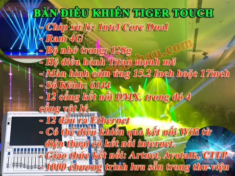 Hướng dẫn cài đặt và sử dụng bàn điều khiển Tiger Touch