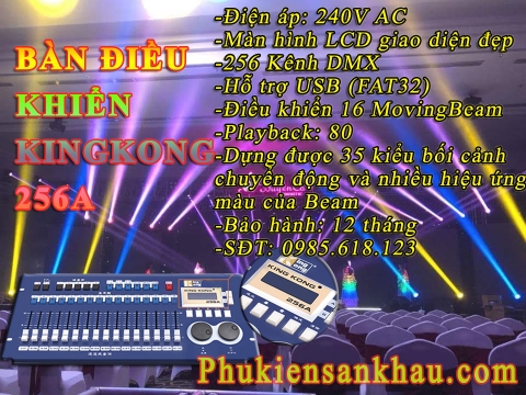 Hướng dẫn sử dụng Bàn điều khiển KingKong 256A