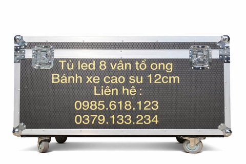 Tủ Led 8 ngăn vân tổ ong