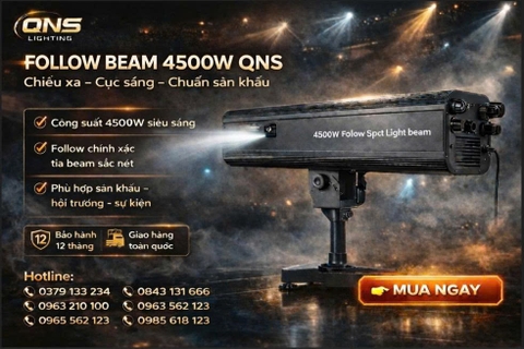 Follow Beam 4500W, thương hiệu QNS