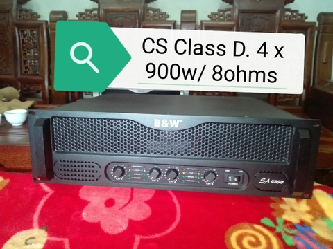 Cục đẩy công suất 4 kênh B&W SA4890.