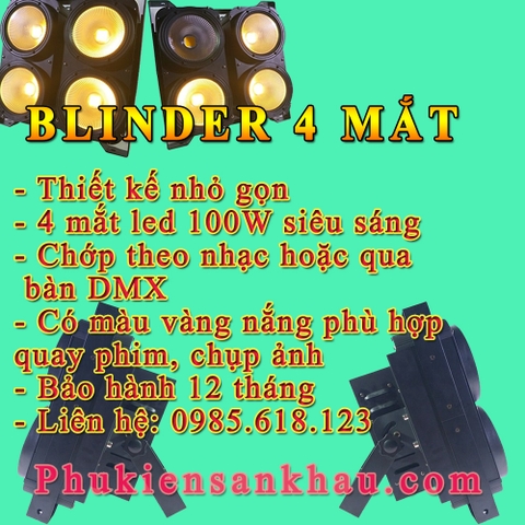 Đèn COB Blinder 4 mắt