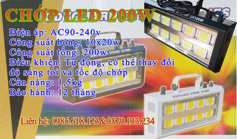 Led Chớp 2x100W