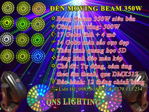 Đèn Moving Head Beam 350W 17R