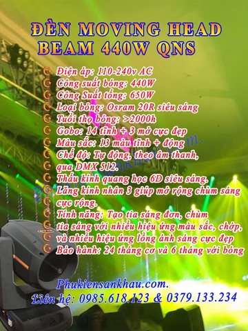 Đèn Moving Head Beam 440W