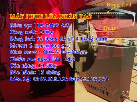 Máy Phun Lửa Nhân Tạo