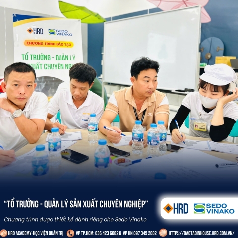 TỔ TRƯỞNG - QUẢN LÝ SẢN XUẤT CHUYÊN NGHIỆP | SEDO VINAKO