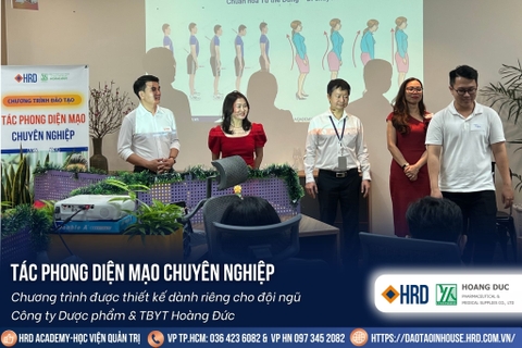 Tác phong diện mạo chuyên nghiệp | Công ty Dược phẩm & TTBYT Hoàng Đức