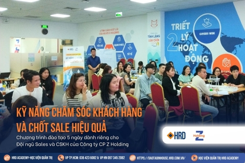 KỸ NĂNG CHĂM SÓC KHÁCH HÀNG VÀ CHỐT SALE HIỆU QUẢ I Z HOLDING