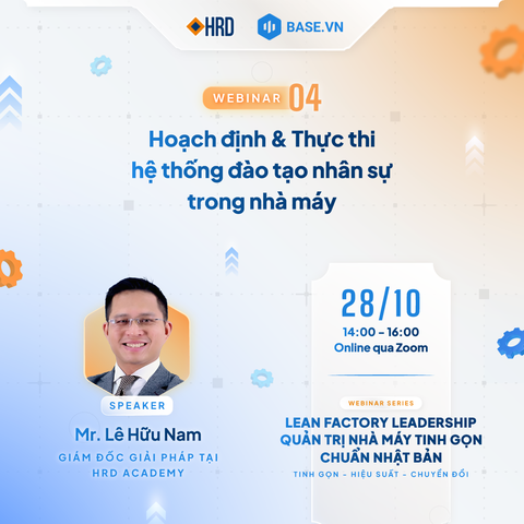 Hoạch định & Thực thi Hệ thống Đào tạo Nhân sự trong Nhà máy