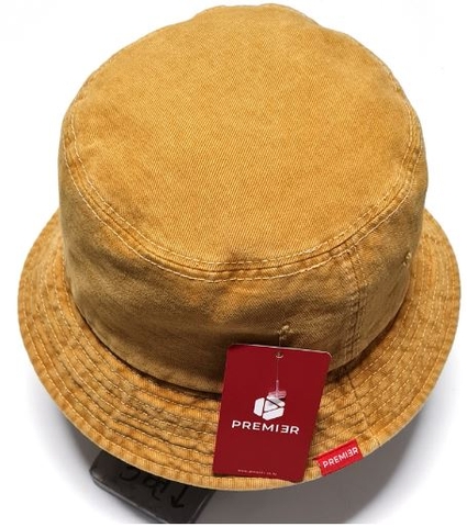 Nón Premier Denim Bucket Hat . yellow P0040