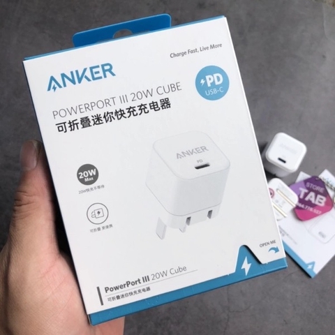 Sạc Anker A2149 PowerPort III Cube 20W PD