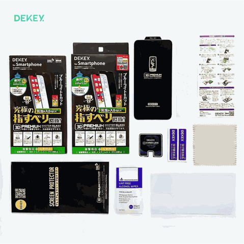 Miếng dán cường lực Dekey 3D Master Glass Premium iPhone