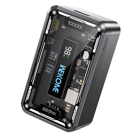 Pin dự phòng trong suốt Wekome WP-395 10000 mAh