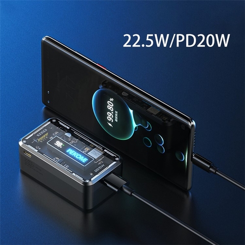 Pin dự phòng trong suốt Wekome WP-395 10000 mAh