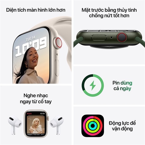 Apple Watch Series 7 GPS + Cellular chính hãng VN/A