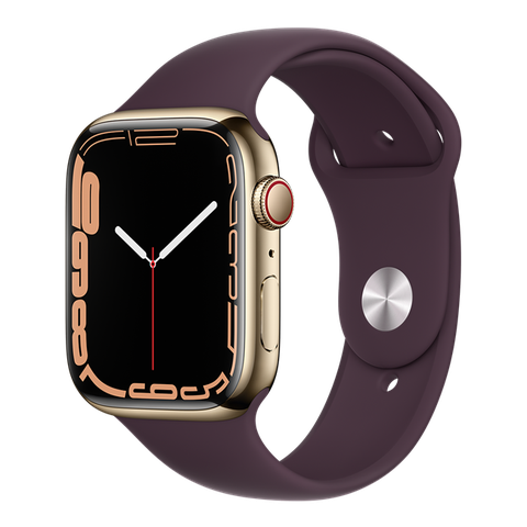 Apple Watch Series 7 GPS + Cellular - Viền thép dây cao su chính hãng VN/A