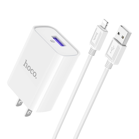 Bộ sạc nhanh Hoco ME13 Pure 22.5W Lightning