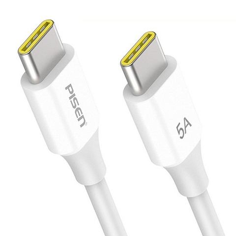 Cáp Pisen USB-C to USB-C Quick Dual 5A 1200mm (TCC04-1200)