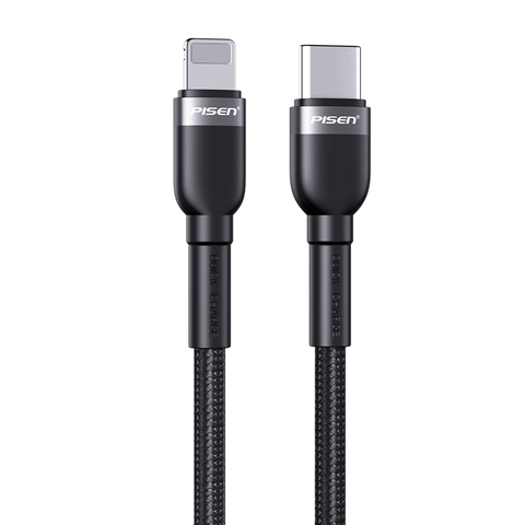Cáp USB-C to Lightning Pisen Quick 3A Braided 1m LS-CLPD05-1000
