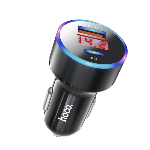 Cốc Sạc Xe Hơi Hoco HK30