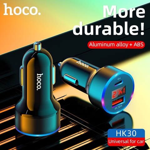 Cốc Sạc Xe Hơi Hoco HK30
