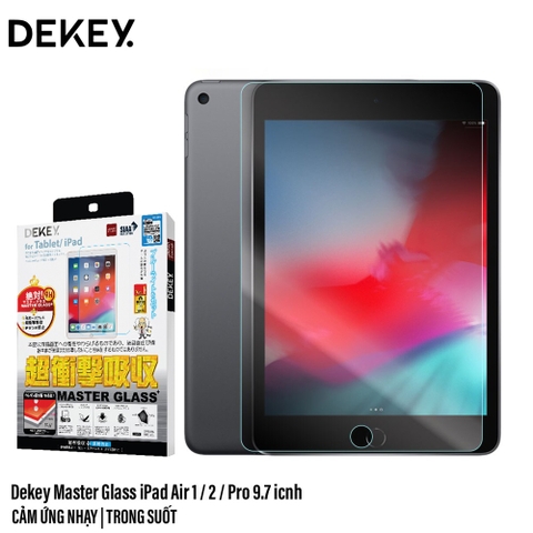 Miếng dán cường lực Dekey iPad Air 1, Air 2 9.7 inch