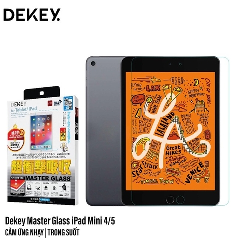 Miếng dán cường lực Dekey iPad Mini 4, Mini 5