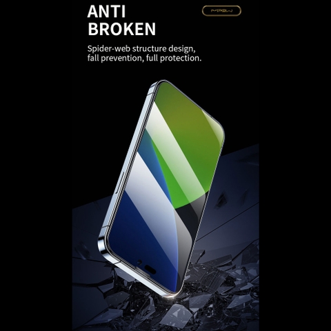 Cường lực chống nhìn trộm MiPow Kingbull Anti-Spy cho iPhone 12 Pro Max/13 Pro Max/14 Pro/Pro max