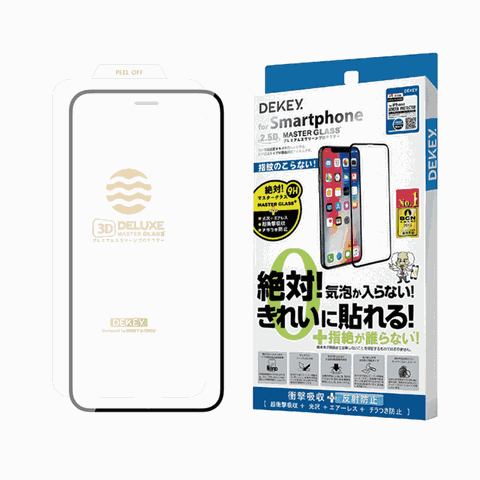 Miếng dán cường lực Dekey 3D Master Glass Deluxe iPhone