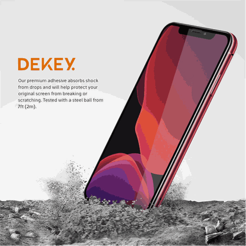 Miếng dán cường lực Dekey 3D Master Glass Deluxe iPhone