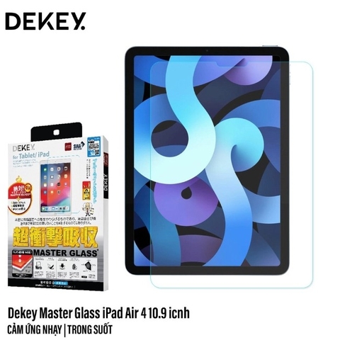 Miếng dán cường lực Dekey iPad Air 4 10.9 inch, iPad Pro 11 inch