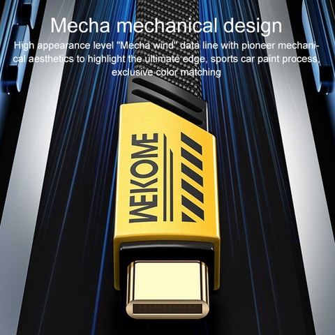 Cáp sạc 2 in 1 Wekome WDC-189 sạc nhanh 2 thiết bị cùng lúc.