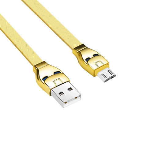 Cáp Sạc Nhanh Hoco U14 Micro USB có đèn báo 1m2 2.4A