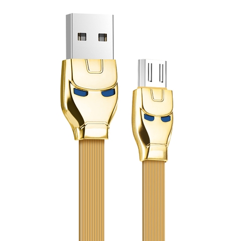 Cáp Sạc Nhanh Hoco U14 Micro USB có đèn báo 1m2 2.4A