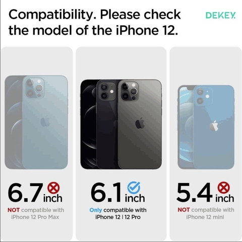 Dekey Master Glass Premium iPhone 12 / 12 Pro