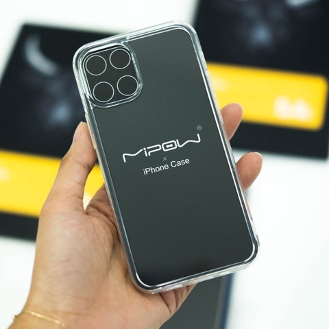 Ốp lưng trong suốt Mipow Tempered Glass cho iPhone 12 Pro Max PS03CR