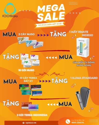 ⚡️⚡️ MEGA SALES MỪNG ĐẠI LỄ CÙNG IQOS GO⚡️⚡️