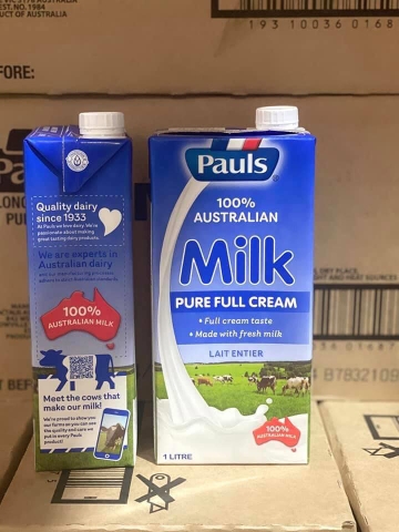 Sữa Tươi Nguyên Kem Pauls 1L