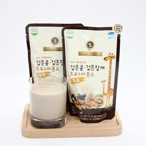 SỮA HẠNH NHÂN ÓC CHÓ ĐẬU ĐEN GOLDEN HEALTH CỦA HÀN QUỐC 195ML